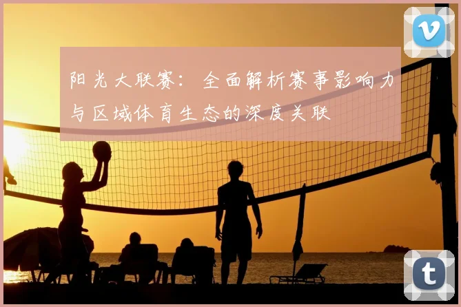 阳光大联赛：全面解析赛事影响力与区域体育生态的深度关联